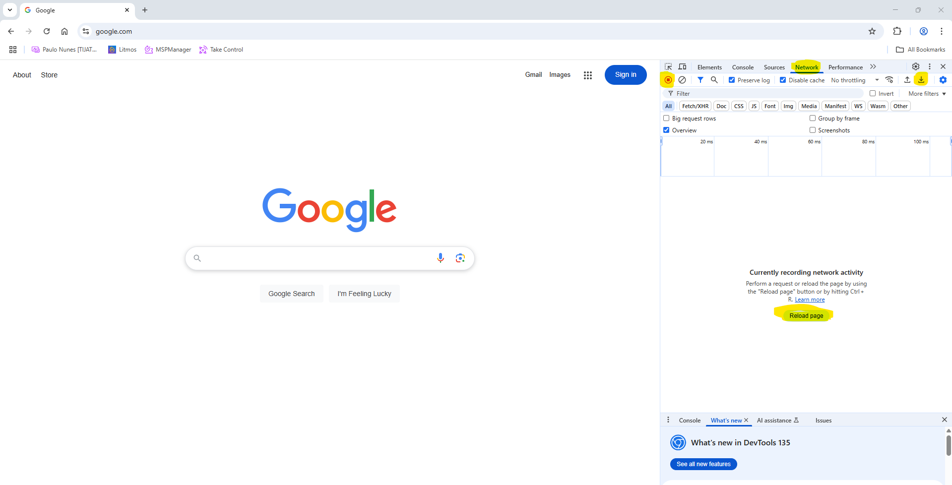 How to save browser HAR files to provide to Support