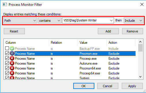 Cove: System State backup error: 