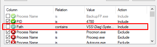Cove: System State backup error: 